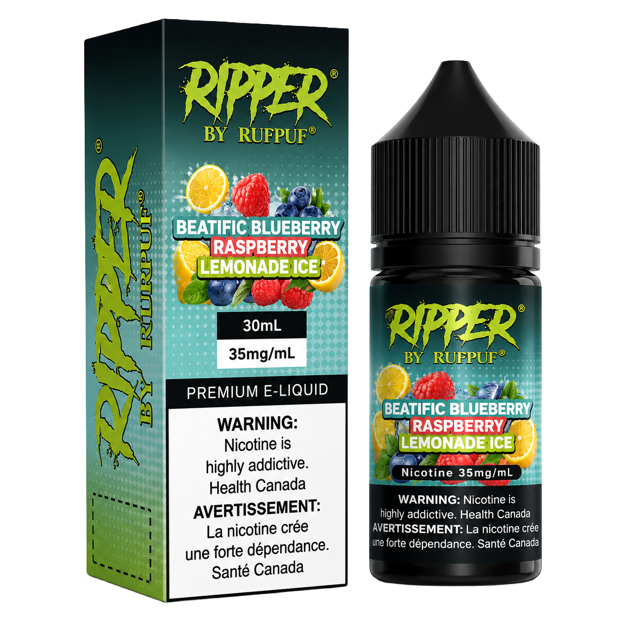 RIPPER BEATIFIC BLUEBERRY RASPBERRY LEMONADE ICE