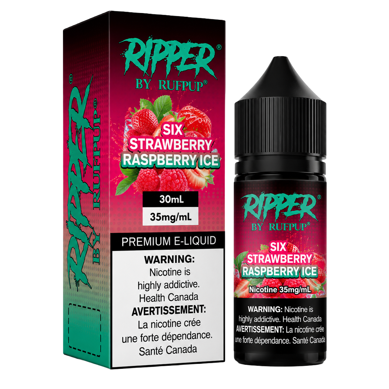 RIPPER ICE SIK STRAWBERRY RASPBERRY