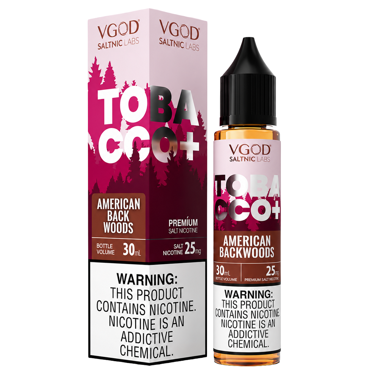 VGOD SALTNIC TOBACCO+ AMERICAN BACKWOODS