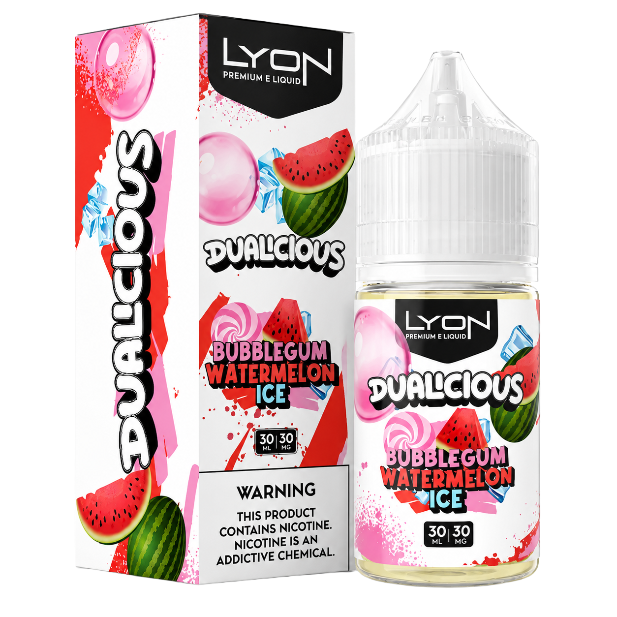 LYON DUALICIOUS BUBBLEGUM WATERMELON ICE