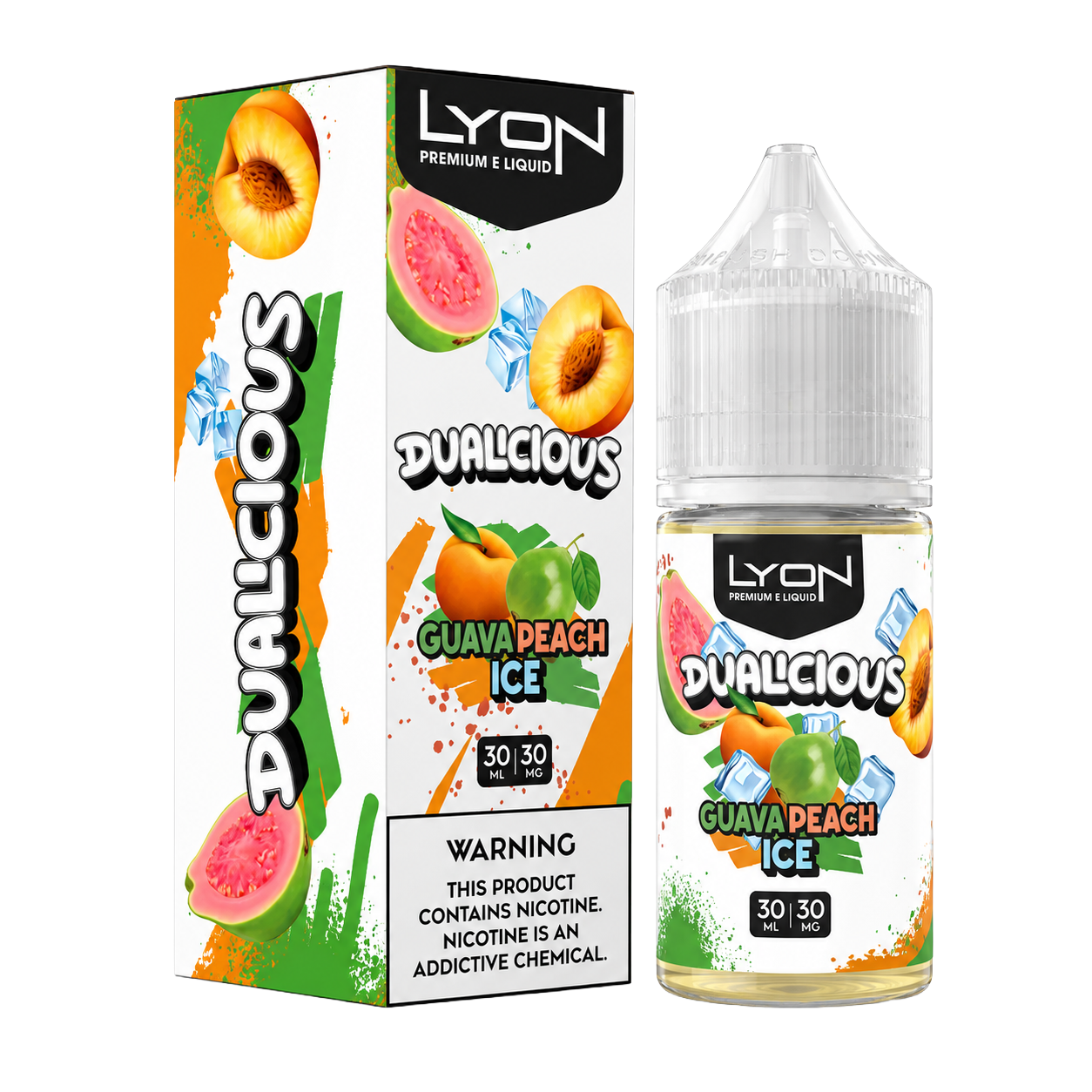 LYON DUALICIOUS GUAVA PEACH ICE